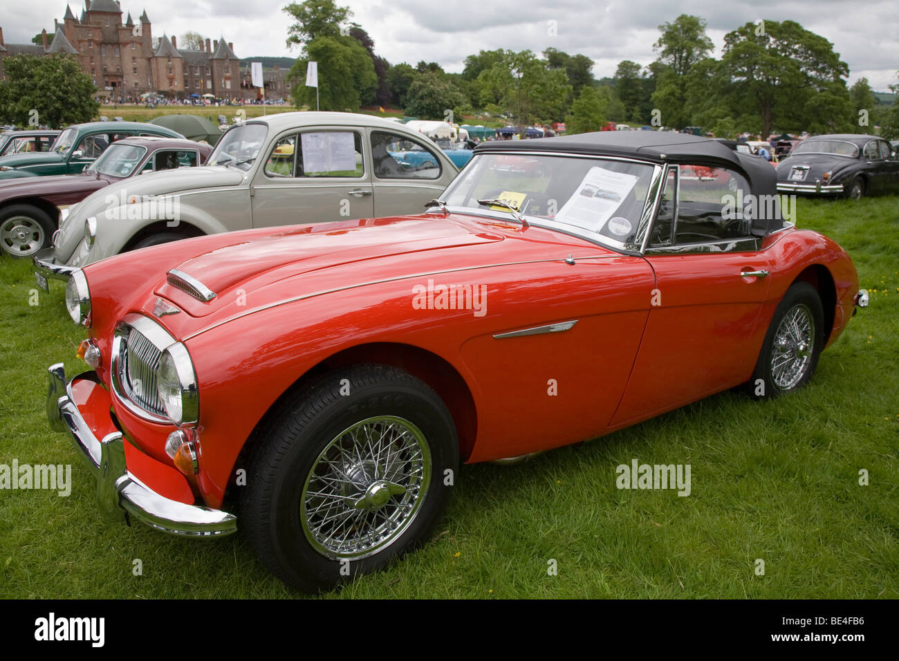 Austin Healey 3000 MkIII at Scottish Borders Historic Motoring Extravaganza 2009 Stock Photo