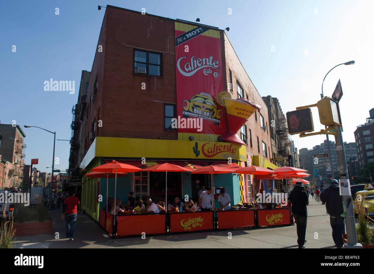 The Caliente Cab Company restaurant in Greenwich Village in New York on