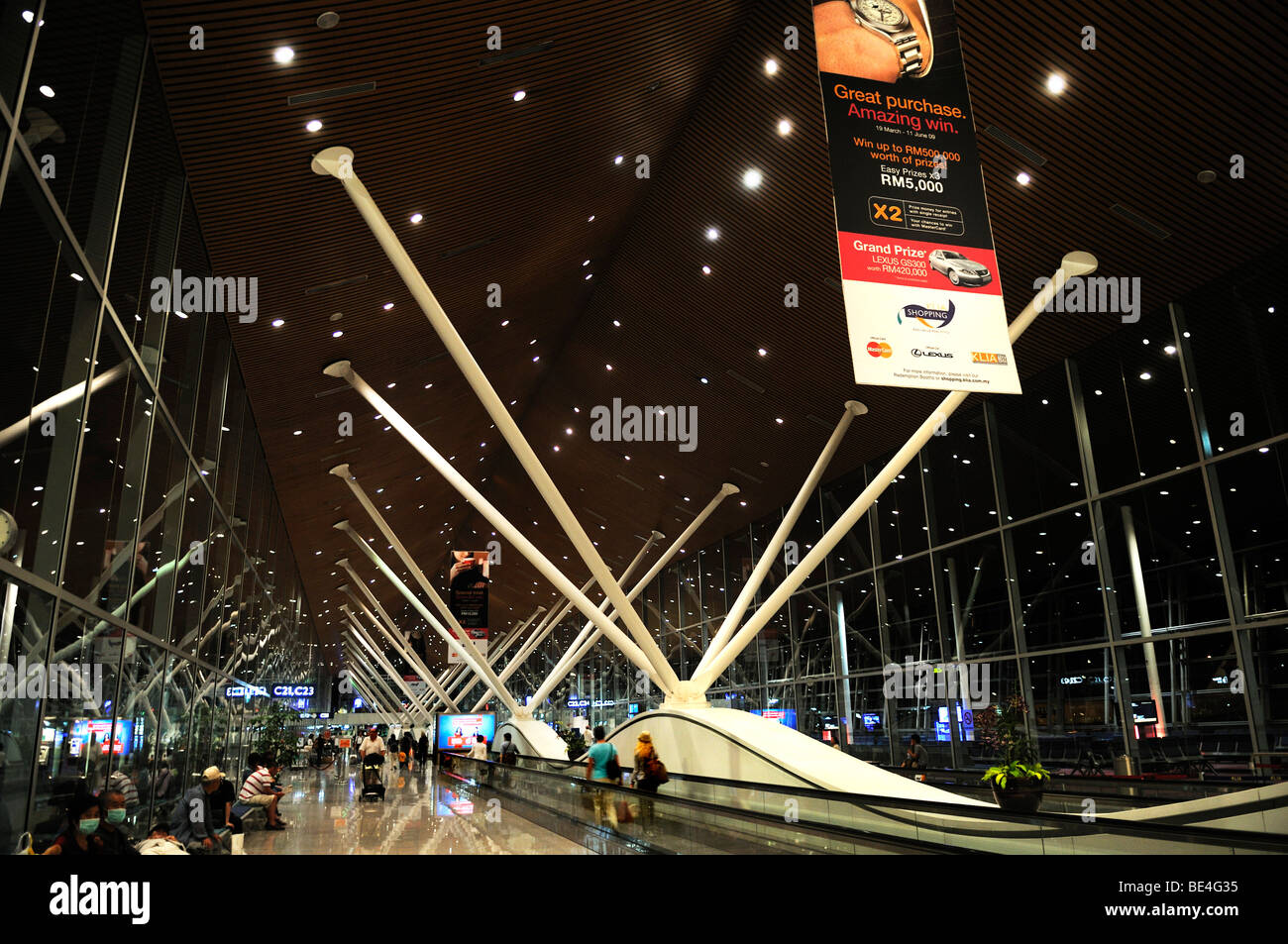 Airport, Kuala-Lumpur, Malaysia, Southeast Asia Stock Photo