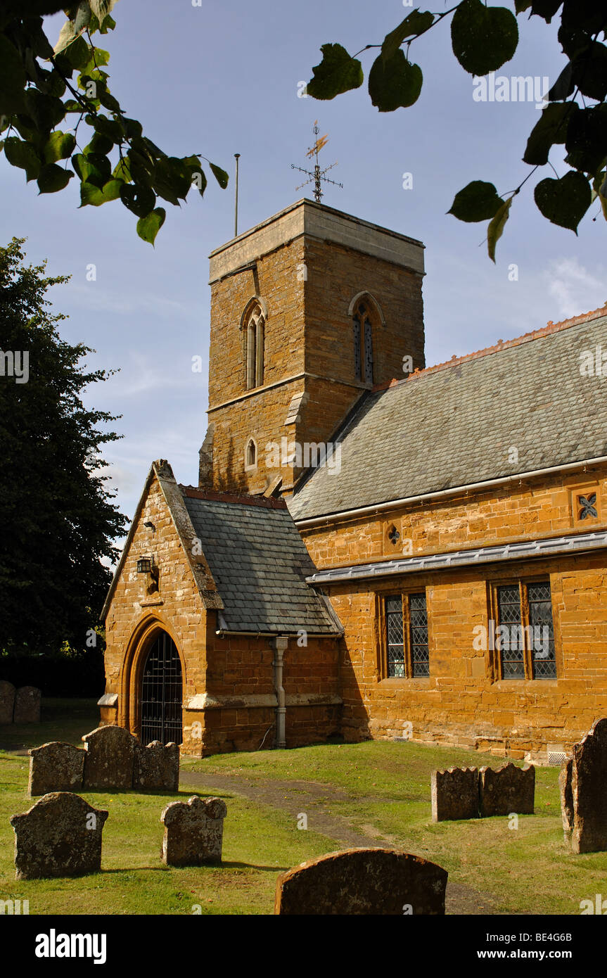 St. Peter and St. Paul Church, Heyford, Northamptonshire, England, UK Stock Photo