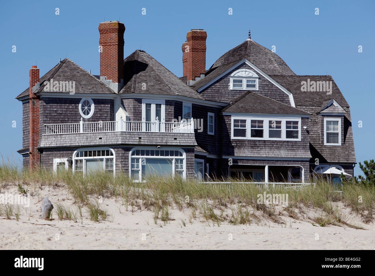 Big beach house, Southhampton, New York Stock Photo Alamy
