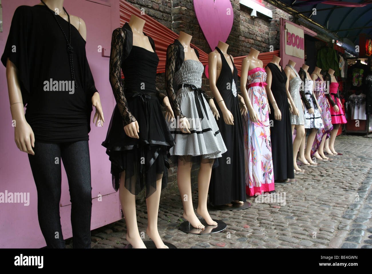 Headless mannequins in Camden Market London England Stock Photo - Alamy