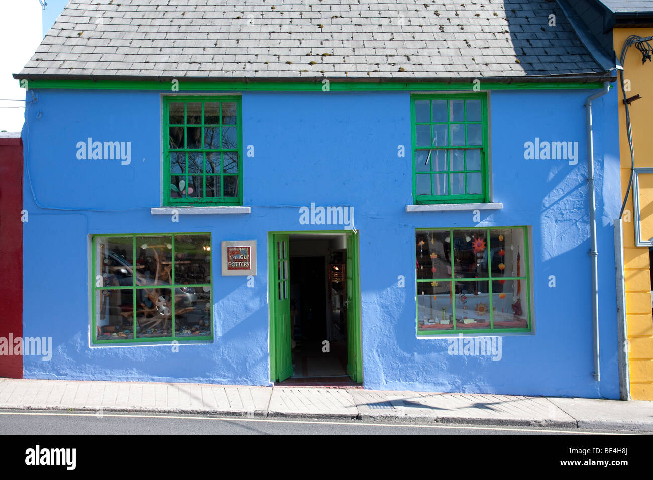 Brightly decorated house in Dingle, Co. Kerry Ireland Stock Photo Alamy