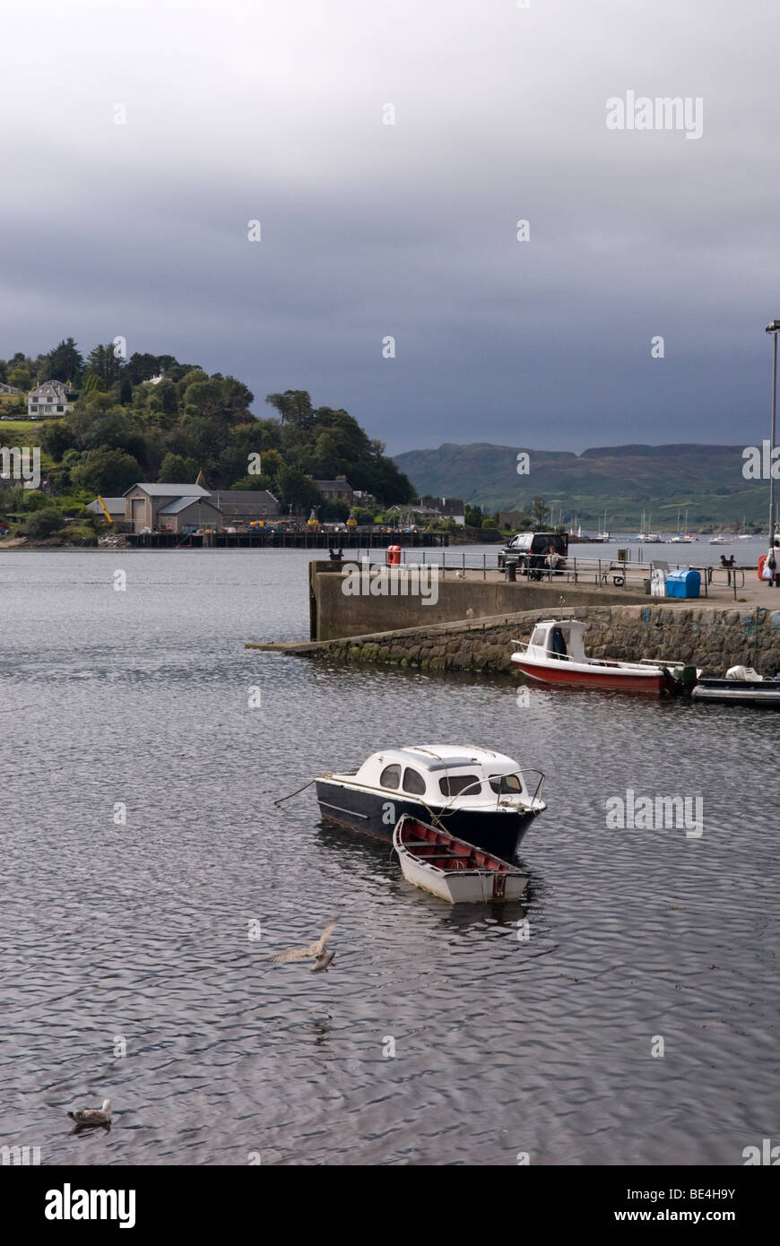 Oban port and harbour. Oban, Argyll, Scotland. Stock Photo