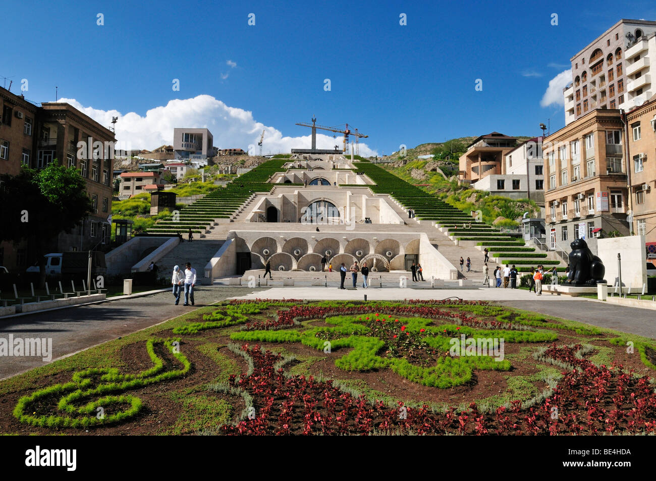 Cascade complex at downtown Yerevan, Jerewan, Armenia, Asia Stock Photo