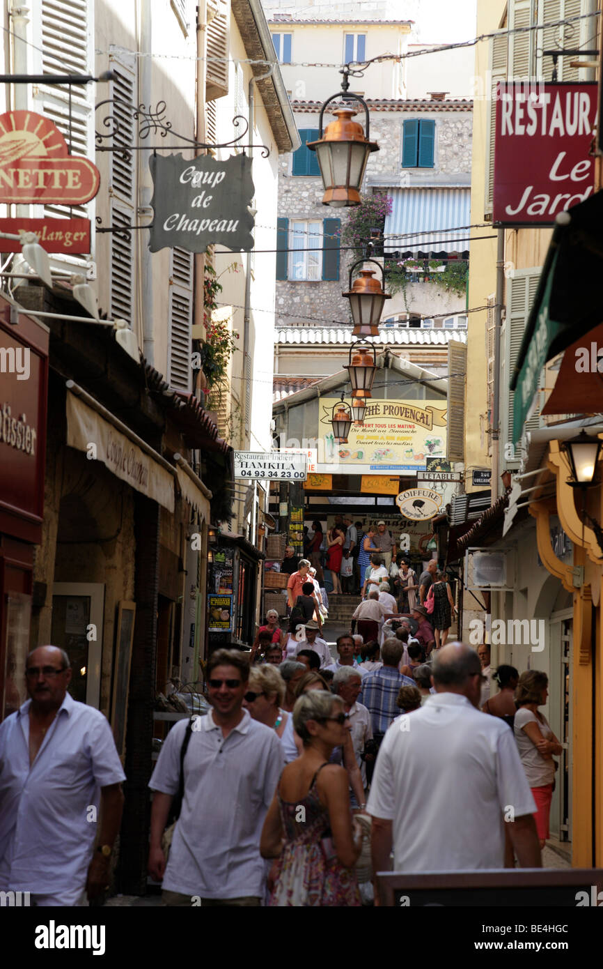 Shopping street juan les pins hi-res stock photography and images - Alamy