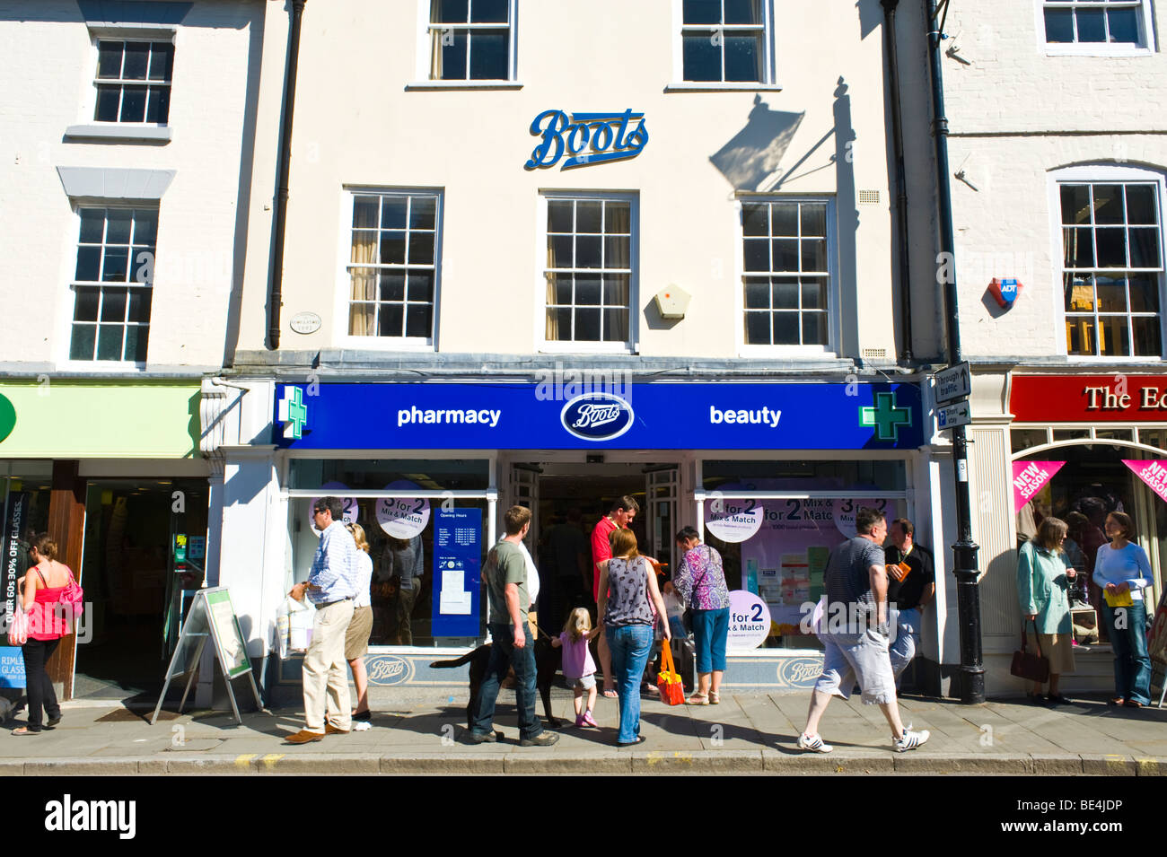 Exterior of Boots store in Ludlow Shropshire England UK Stock Photo