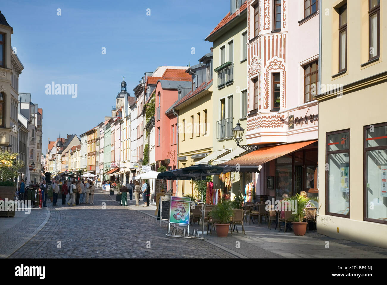Collegienstrasse, Lutherstadt Wittenberg, SaxonyAnhalt, Germany Stock