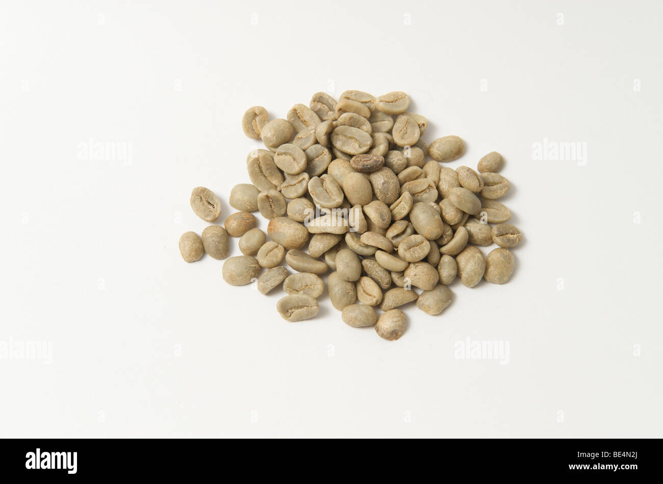 Coffee beans, green coffee Stock Photo Alamy