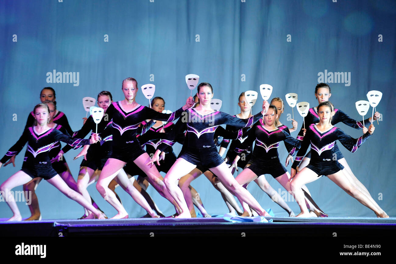 Show Matinee of the Best, Internationales Deutsches Turnfest, International German Gymnastics Festival 2009, festival hall, Fra Stock Photo