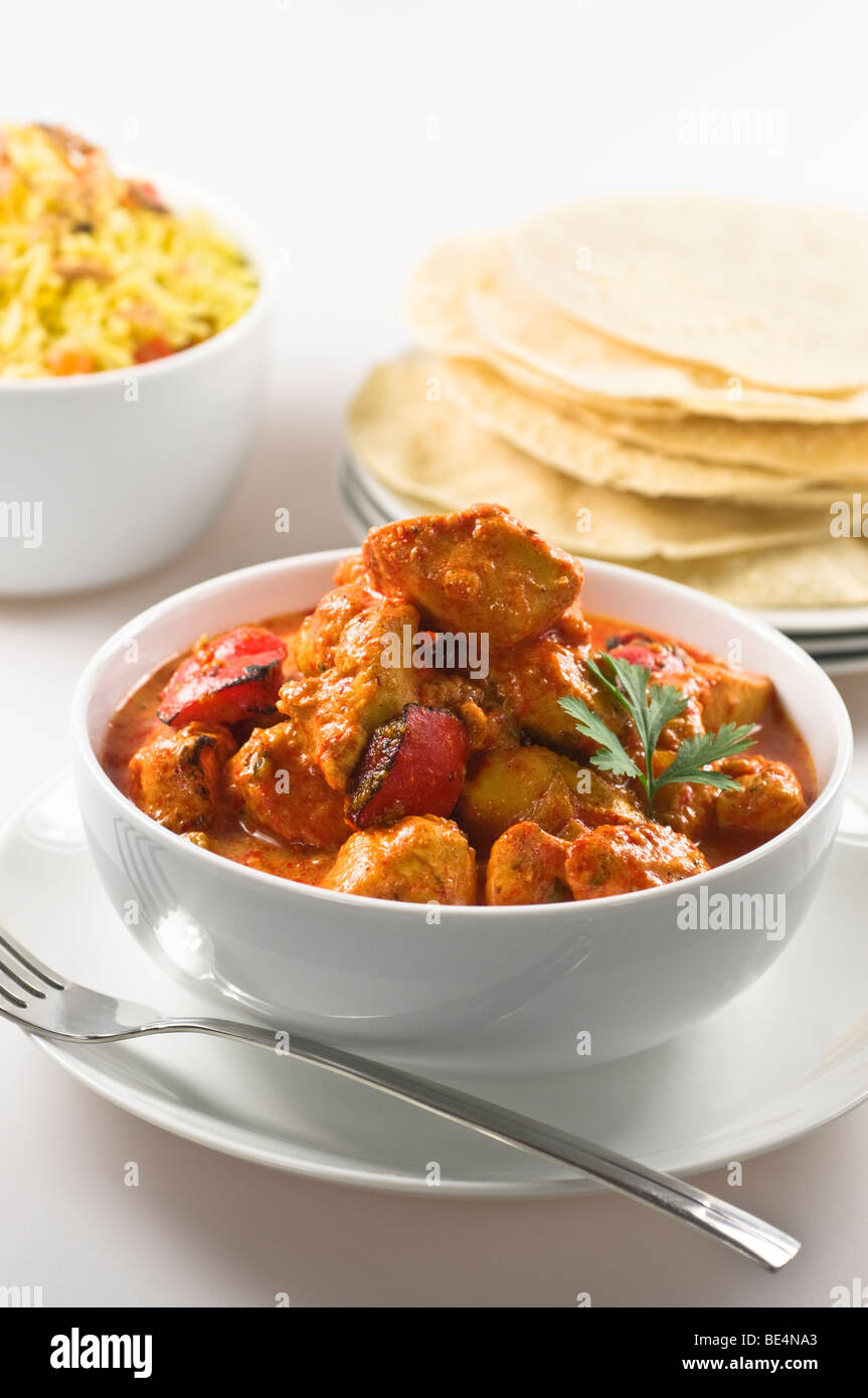 Chicken tikka masala India UK Food Stock Photo