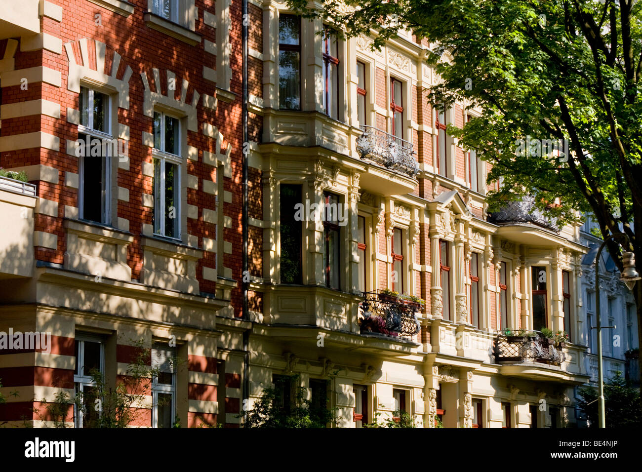 Historic buildings in the Friedenau district, Berlin, Germany, Europe Stock Photo