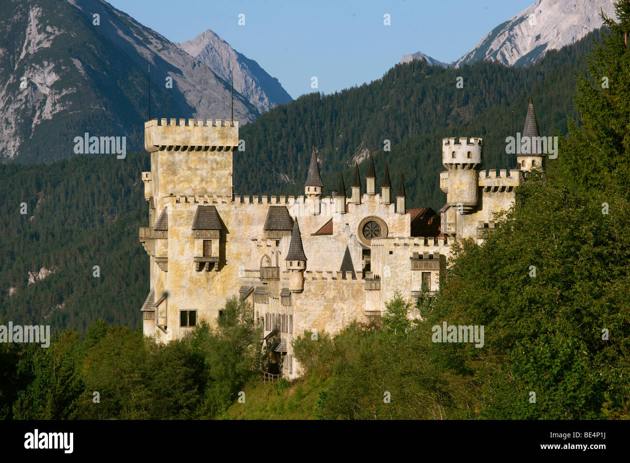 Play Castle in Seefeld, Tyrol, Austria, Europe Stock Photo