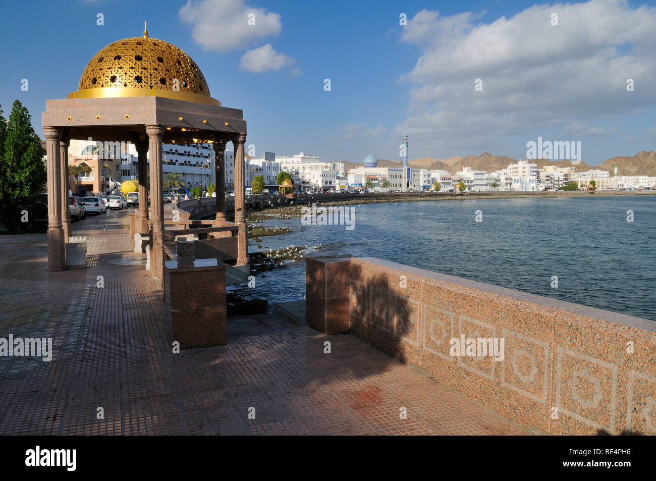 Corniche of Mutrah, Muscat, Sultanate of Oman, Arabia, Middle East Stock Photo