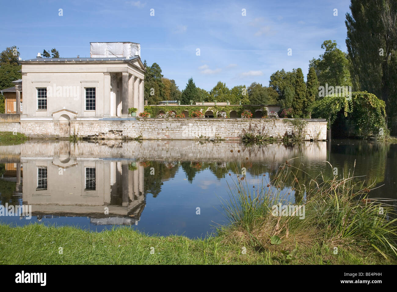 Roman Baths, Park Sanssouci, Potsdam, Brandenburg, Germany Stock Photo