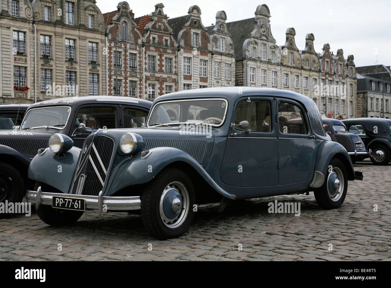 75 years of Citroen Traction Avant in Arras, July 2009 Stock Photo