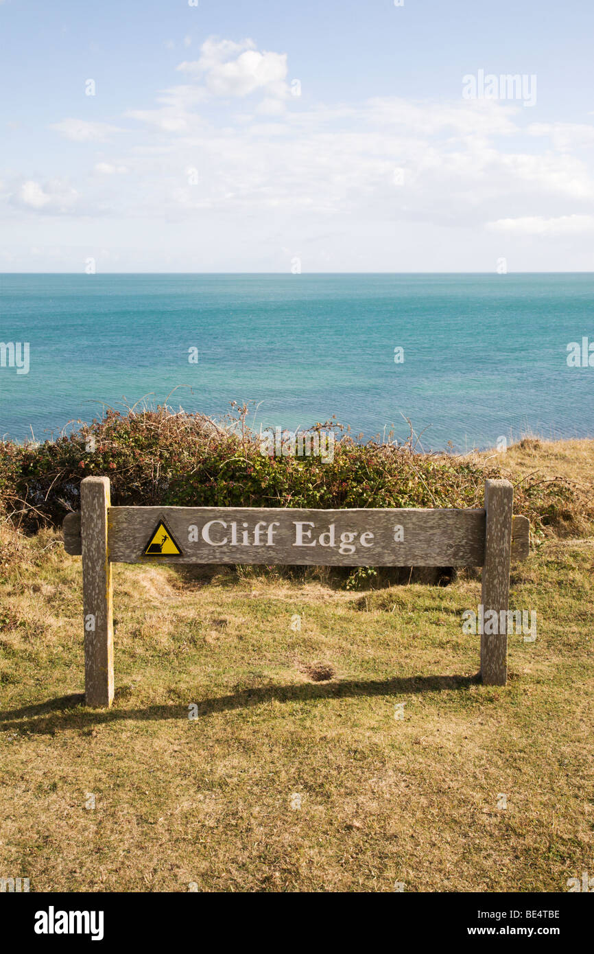 Cliff Edge Stock Photo