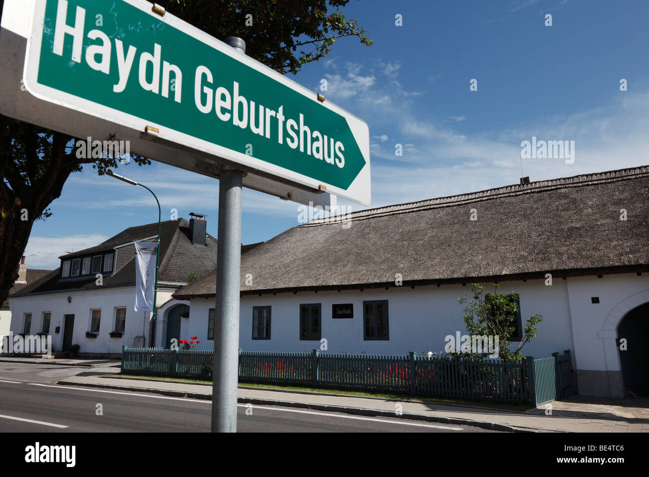 Composer Joseph Haydn's birthplace, Rohrau, Lower Austria, Austria, Europe Stock Photo