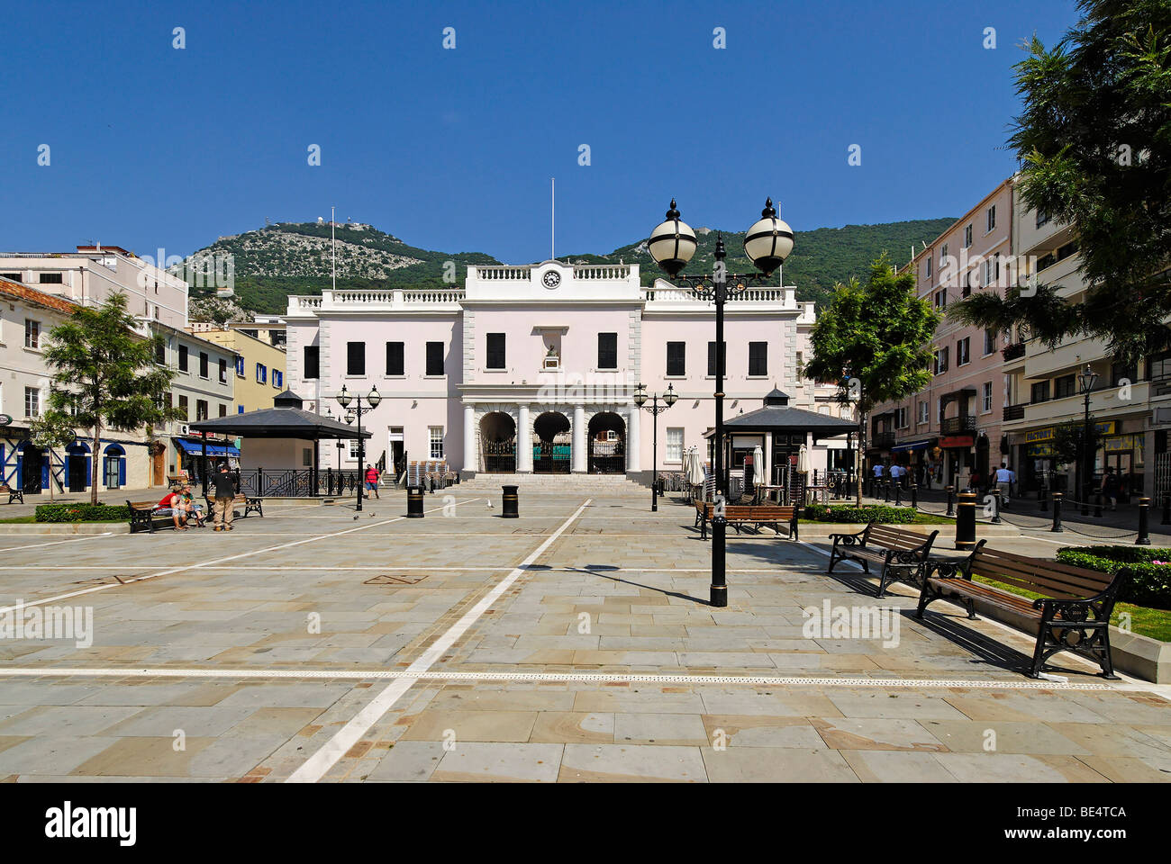 City hall, Gibraltar, Great Britain, Europe Stock Photo Alamy