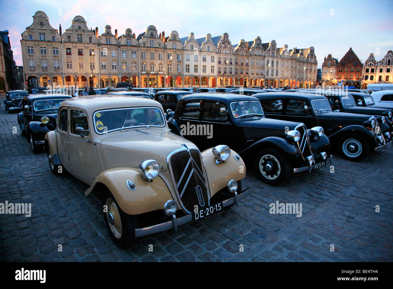 75 years of Citroen Traction Avant in Arras, July 2009 Stock Photo