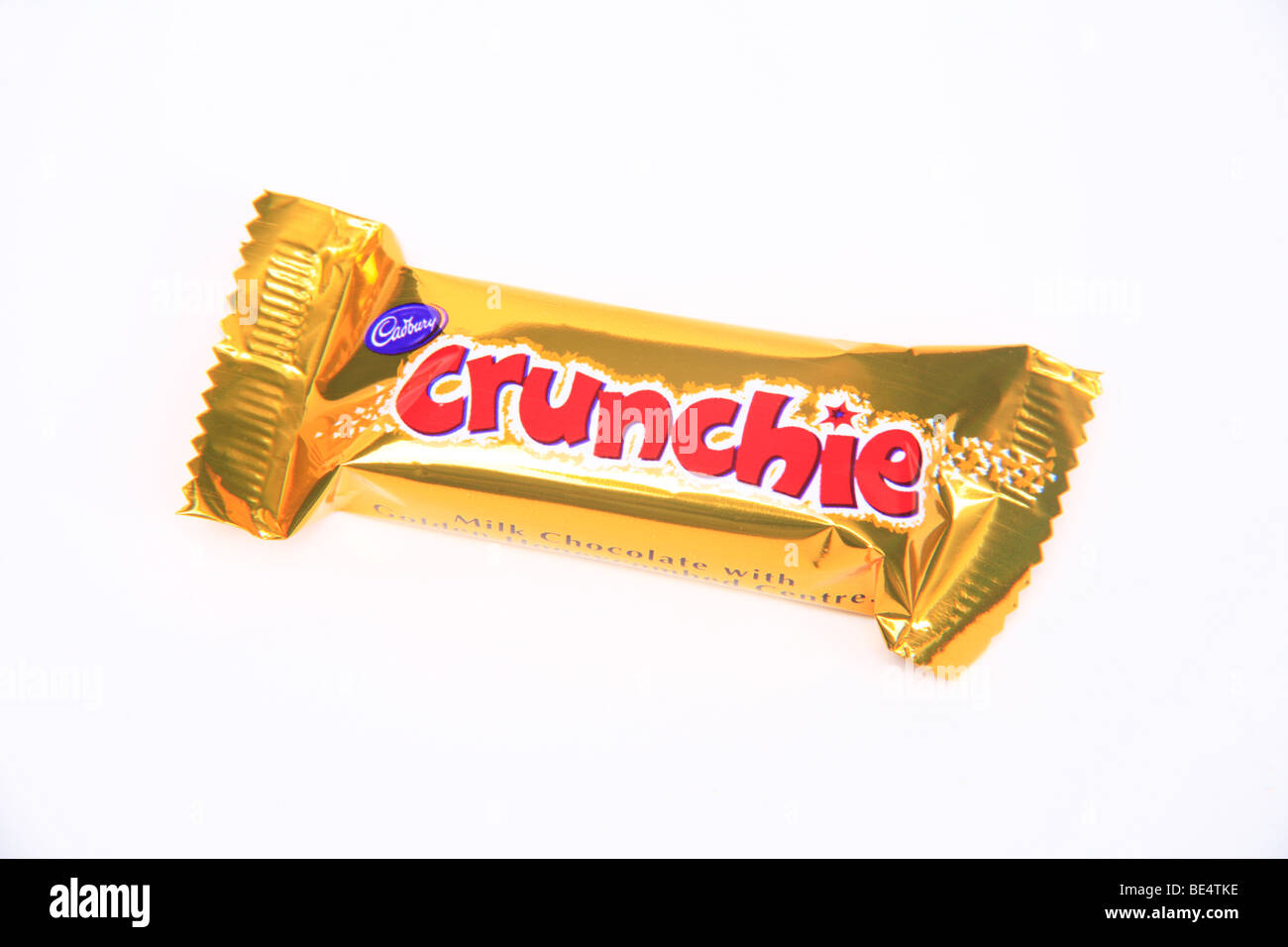 Cadbury's Fun Size Crunchie Bar Stock Photo