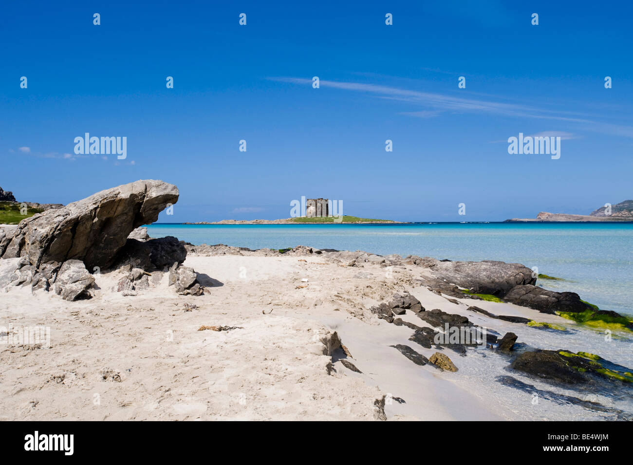 Stintino, beach, Sardinia, Italy, Europe Stock Photo