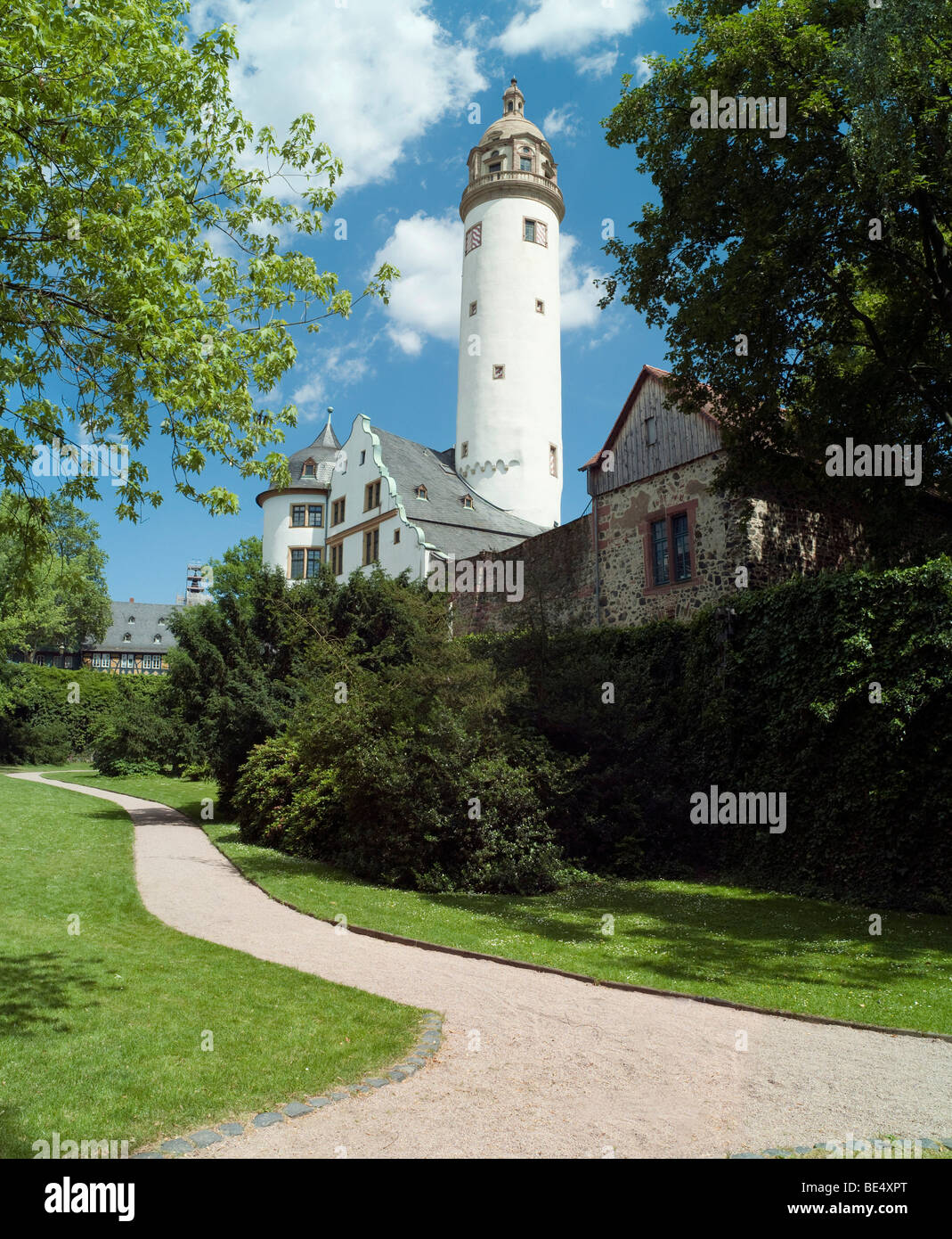 Hoechster Schloss castle, former seat of the Archbishopric of Mainz, Frankfurt, Germany, Europe Stock Photo