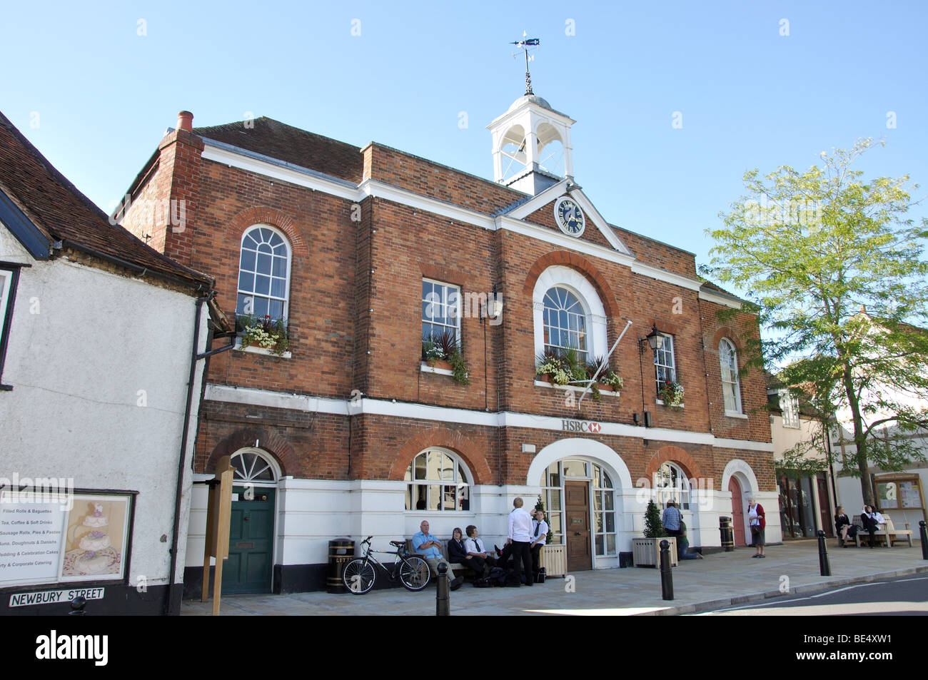 Town Hall, Newbury Street, Whitchurch, Hampshire, England, United Kingdom Stock Photo