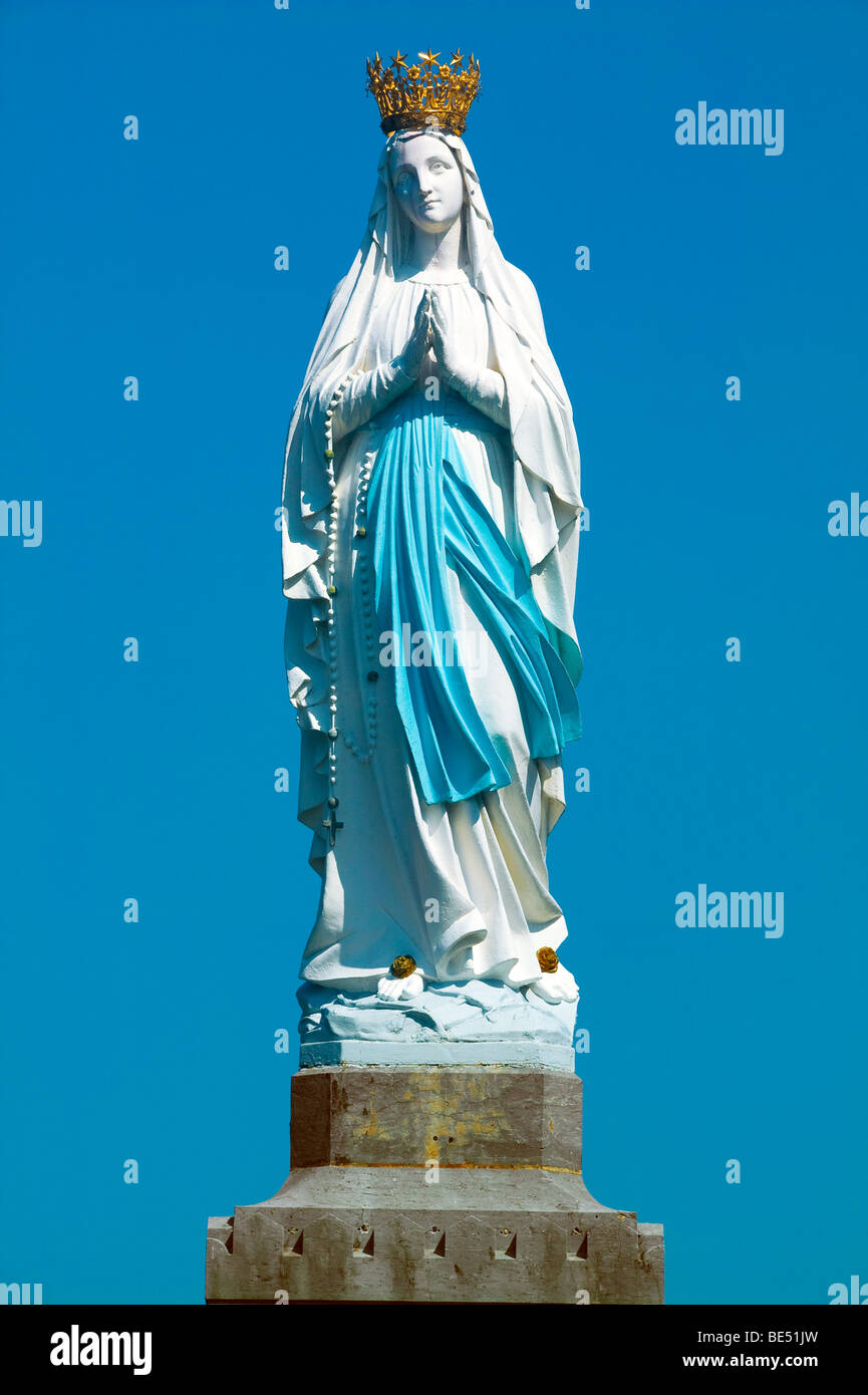 Our lady of lourdes statue, france hires stock photography and images