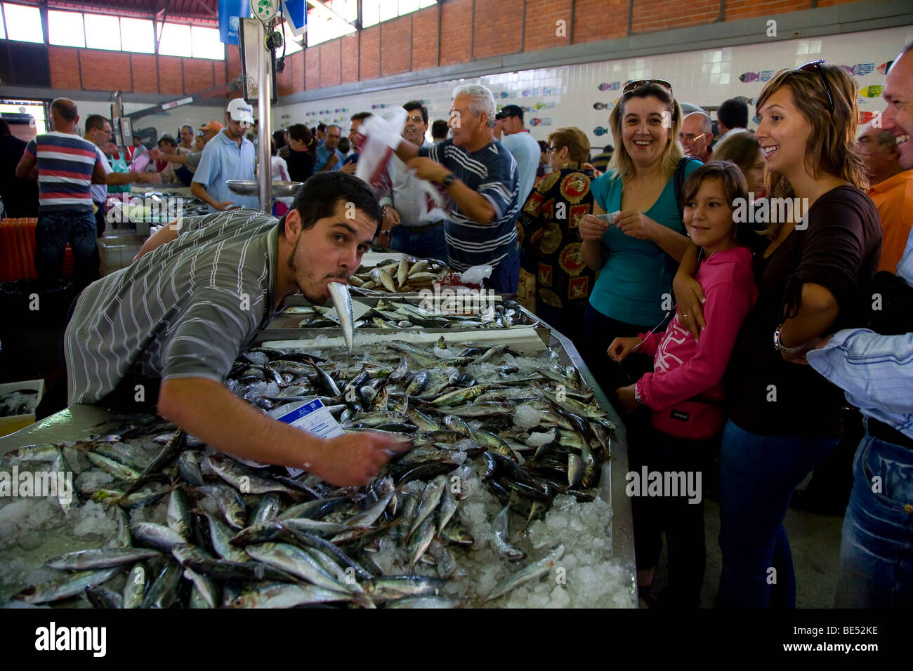 Fish Market, Quarteira, Algarve, Portugal, Europe Stock Photo Alamy