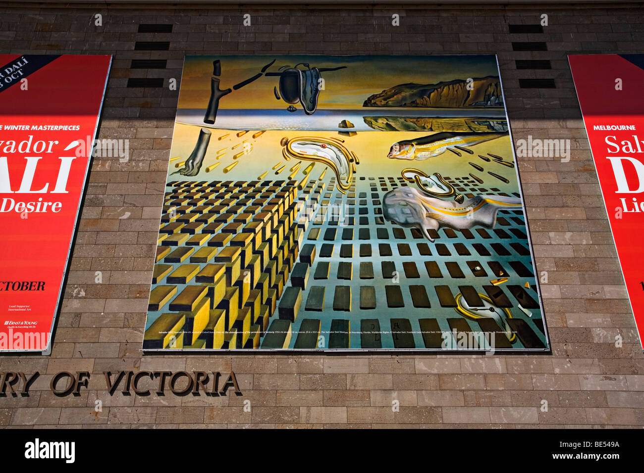 Melbourne Attractions / The National Gallery of Victoria in Melbourne Victoria Australia. Stock Photo