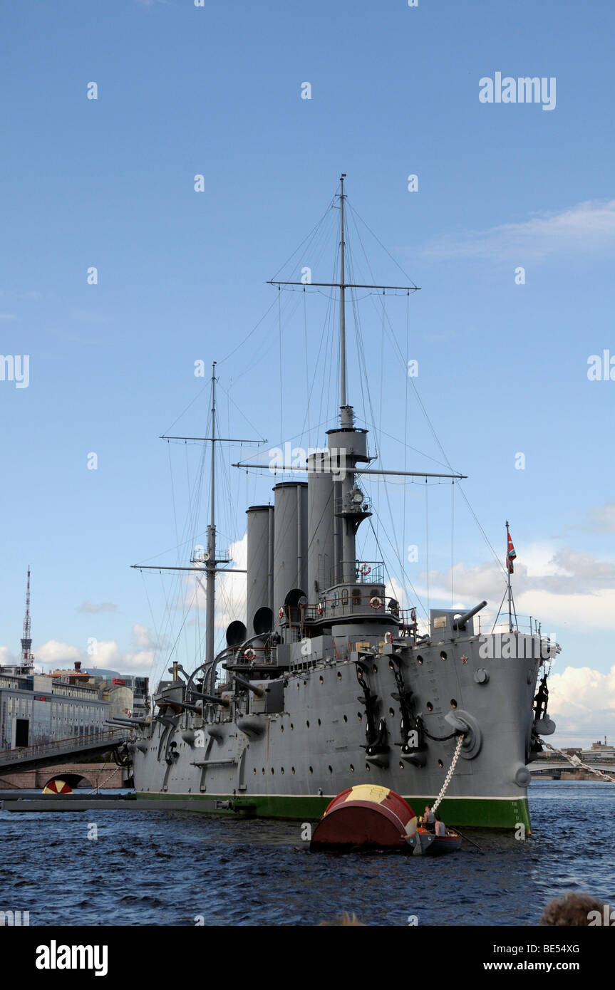 Battleship Aurora, Saint Petersburg, Russia, Europe Stock Photo - Alamy