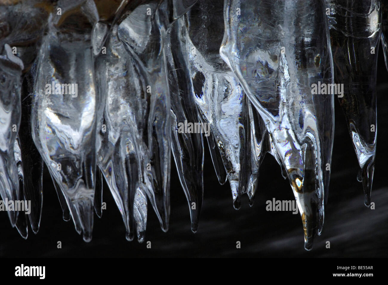 Ice, icicles Stock Photo