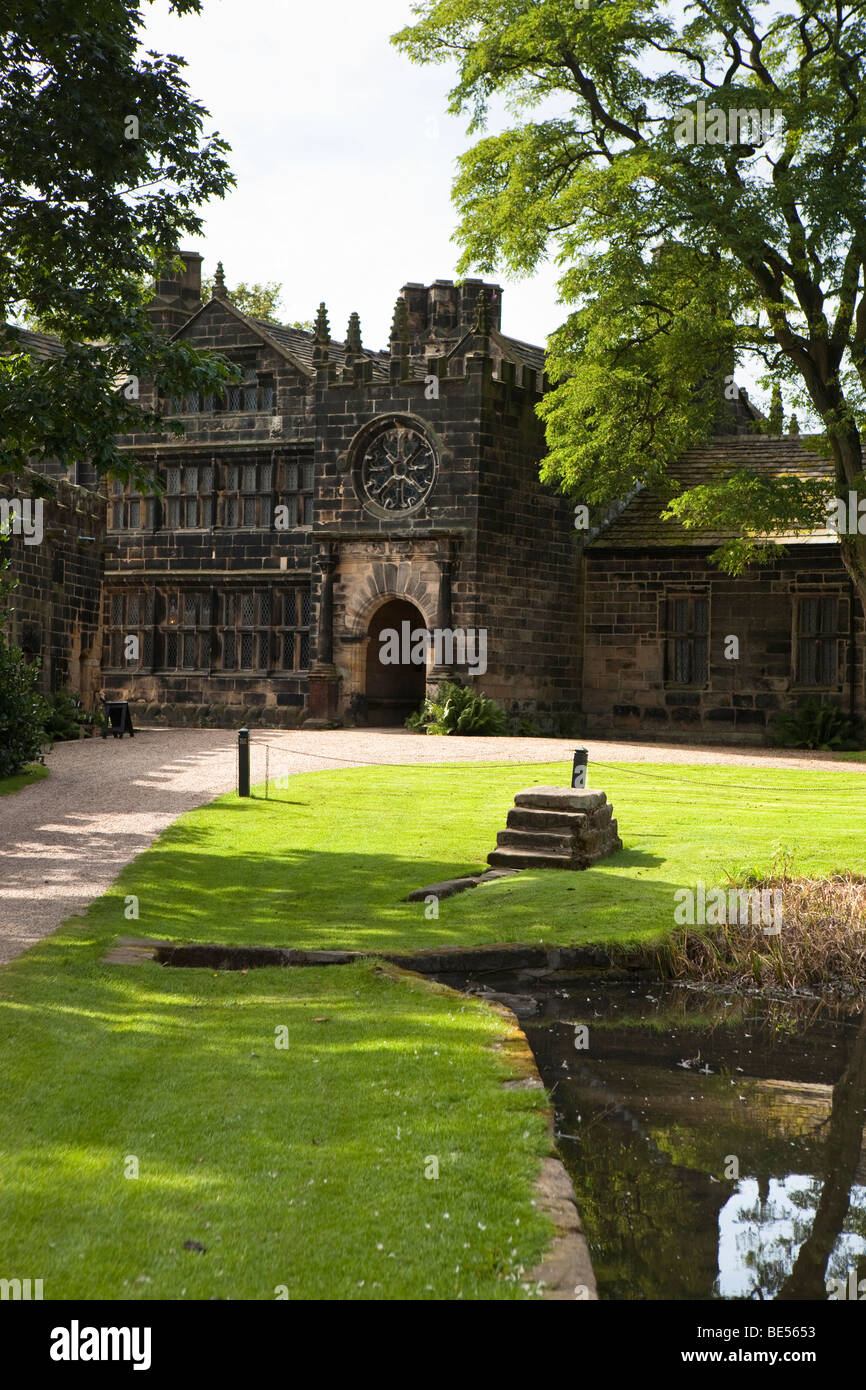 UK, England, Yorkshire, Keighley, East Riddlesden Hall, 17th century Manor House Stock Photo