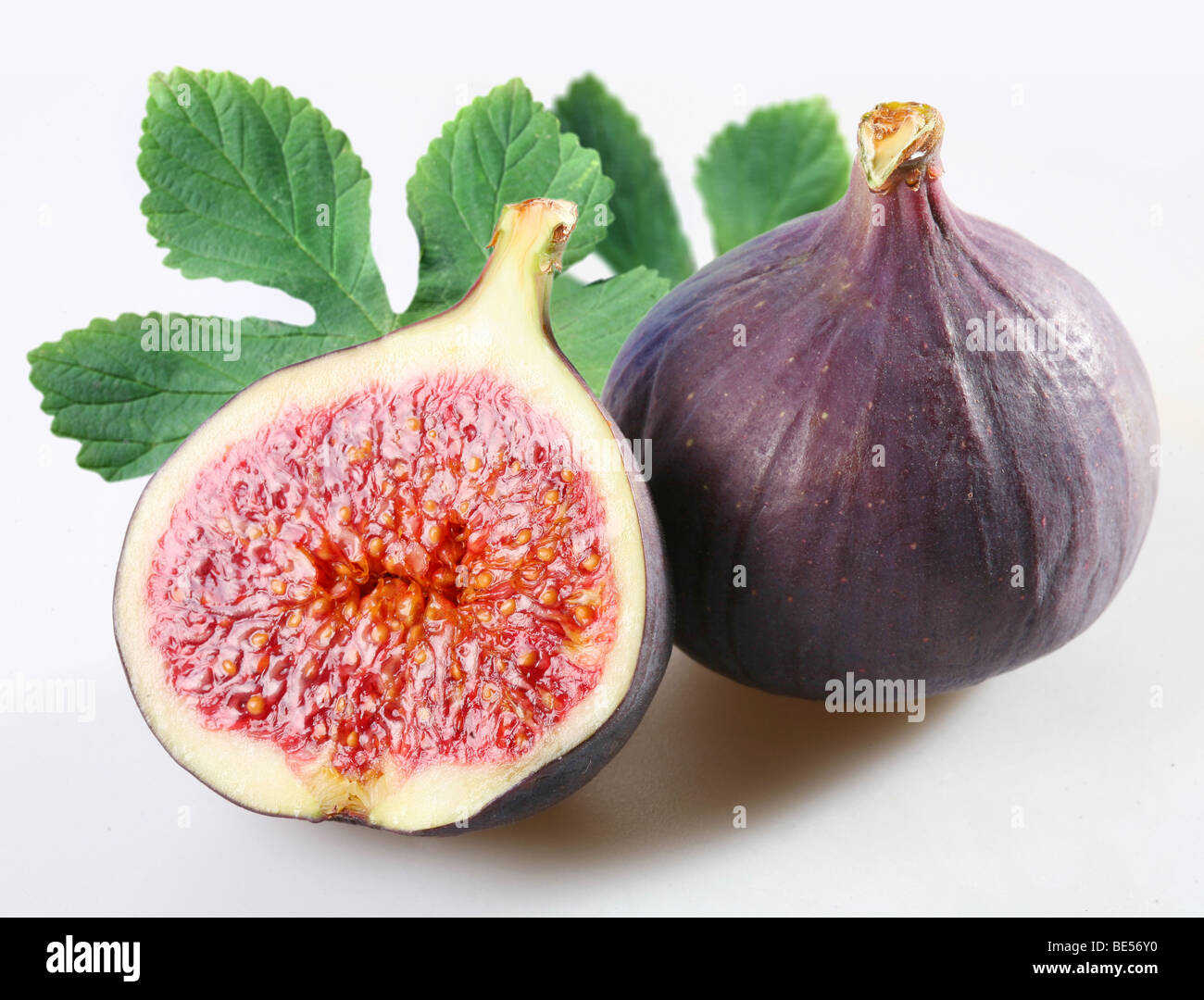 figs on a white background Stock Photo