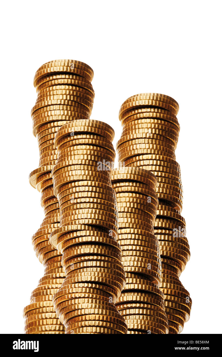 Money stacks Stock Photo