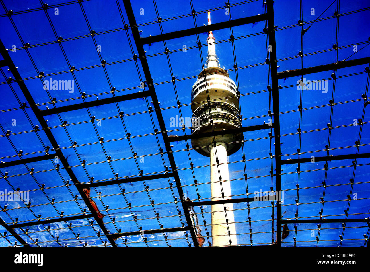 Olympia tower munich Stock Photo