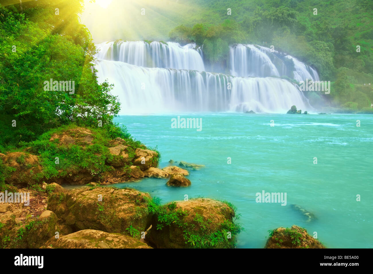 Vietnam ban gioc waterfall hires stock photography and images Alamy