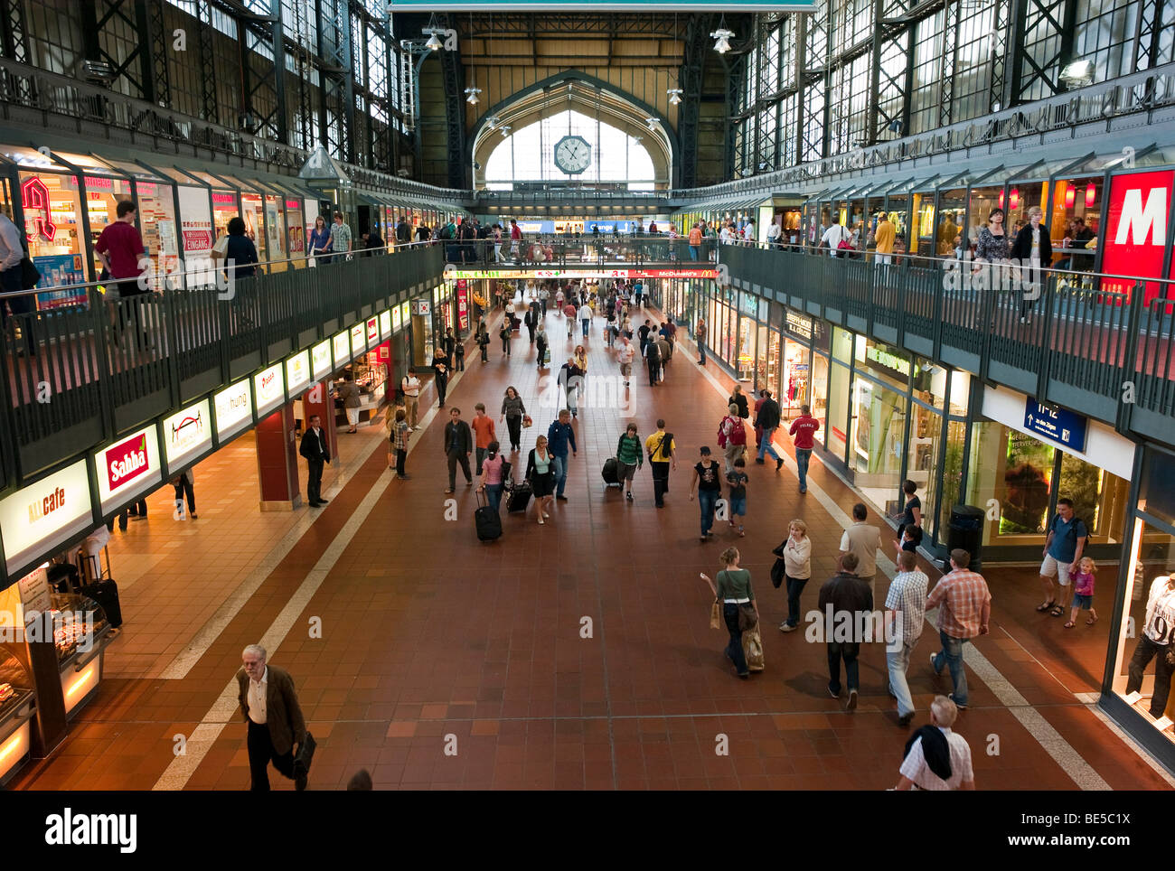 Hamburg central station, Hamburg, Germany, Europe Stock Photo