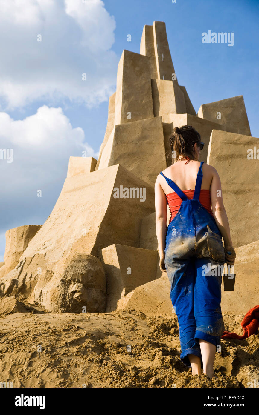 Sandsation, Sand Sculpture Festival in Berlin-Mitte, Germany, Europe Stock Photo