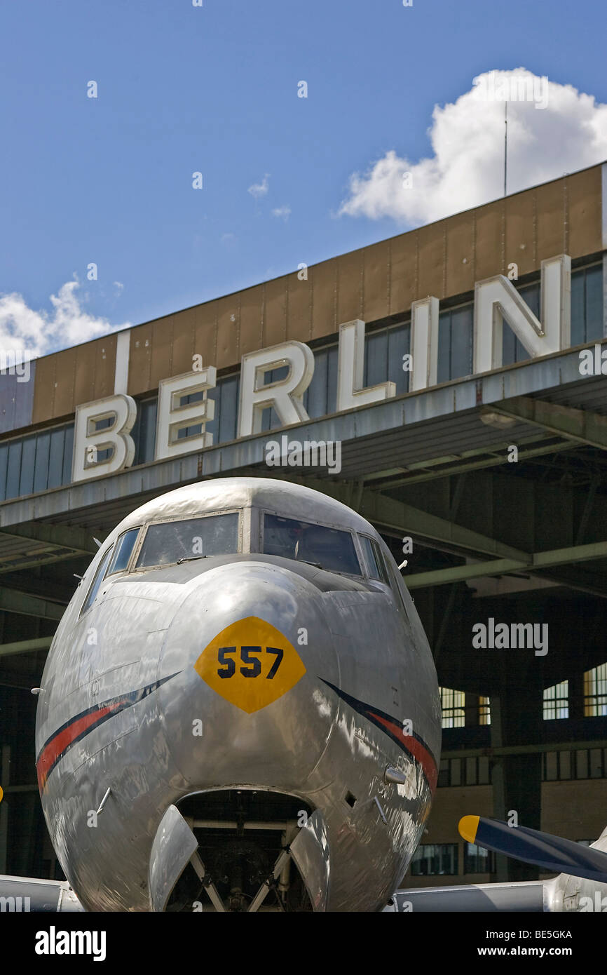 Tempelhof airport, Berlin, Germany, Europe Stock Photo