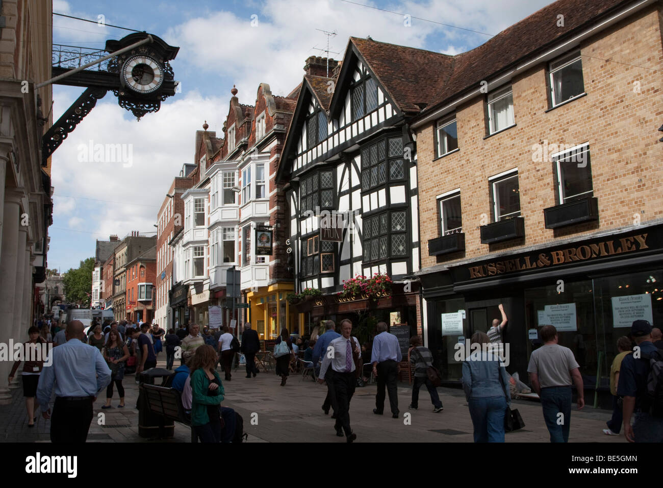 winchester town centre hampshire england uk gb Stock Photo Alamy