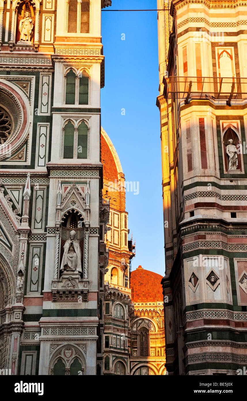 Evening at the Duomo in Florence Tuscany Italy Stock Photo