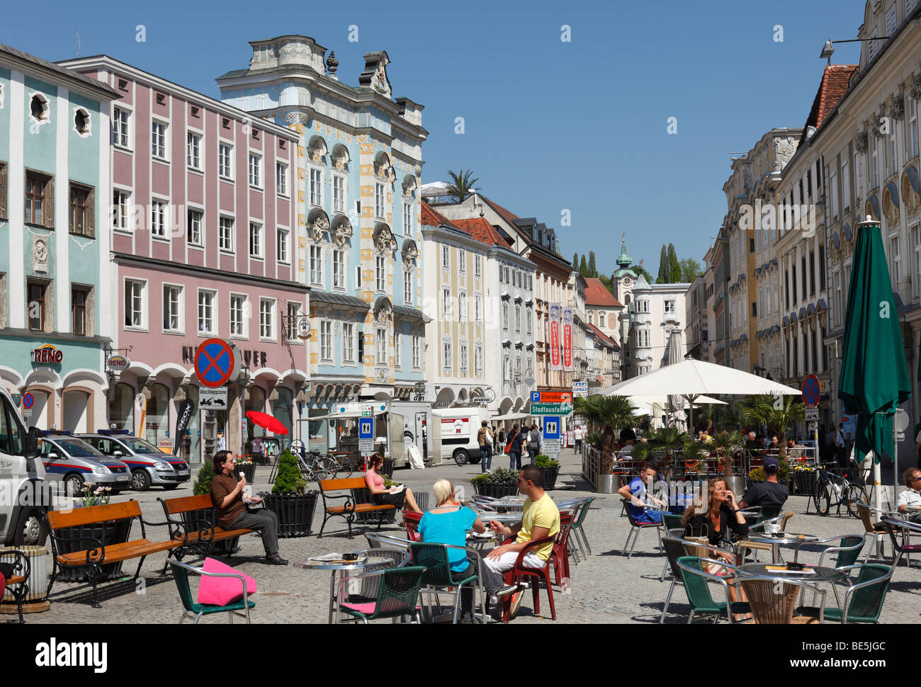 Town square in Steyr, Upper Austria, Austria, Europe Stock Photo - Alamy