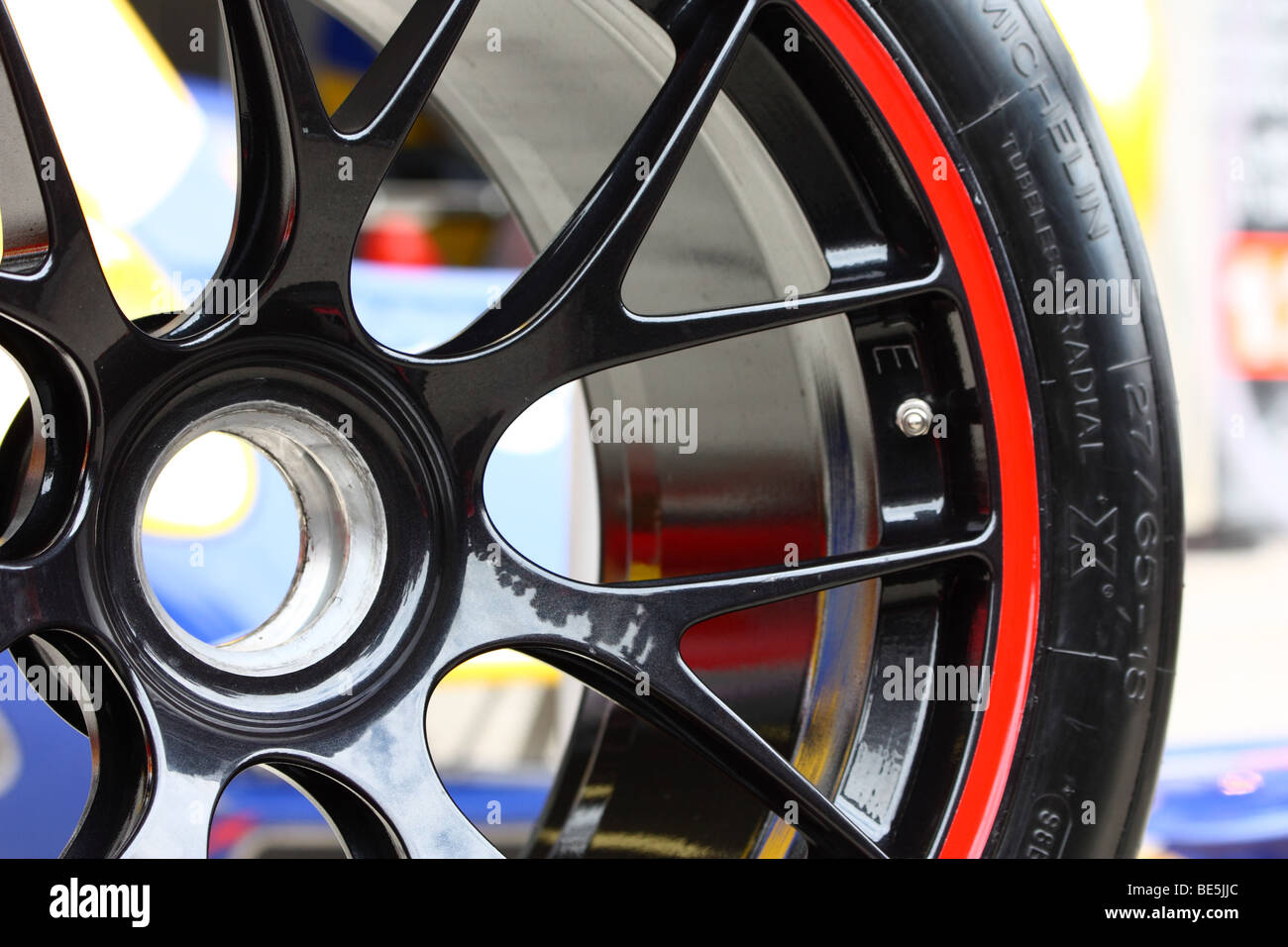 24 hours of Le Mans 2009 - Michelin tyre Stock Photo