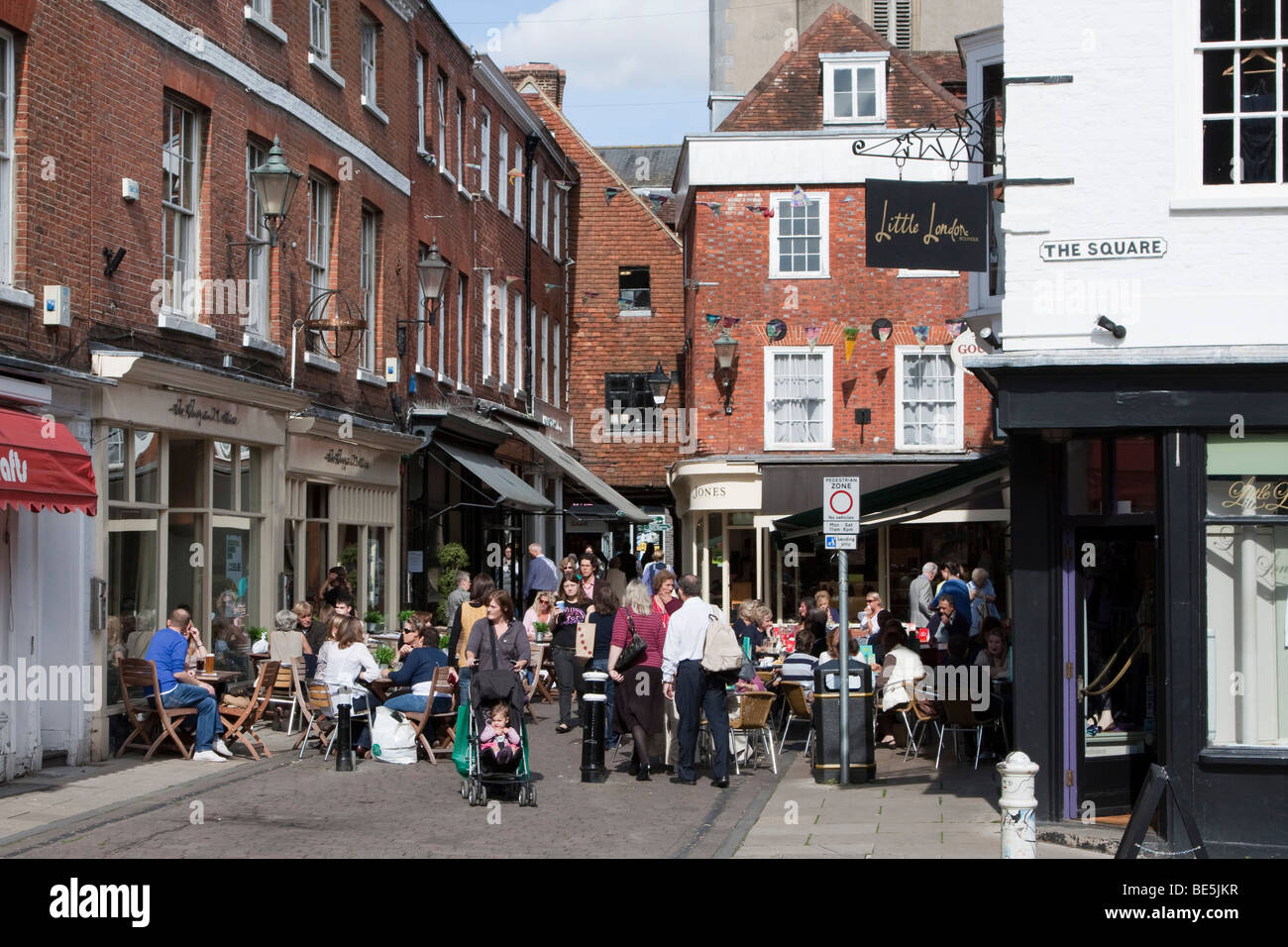 winchester town centre hampshire england uk gb Stock Photo Alamy