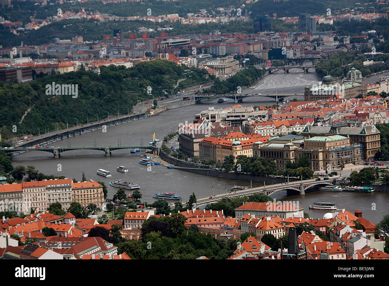 prague panaroma Stock Photo