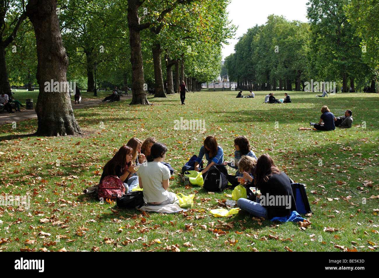 Green Park, London, England, UK Stock Photo