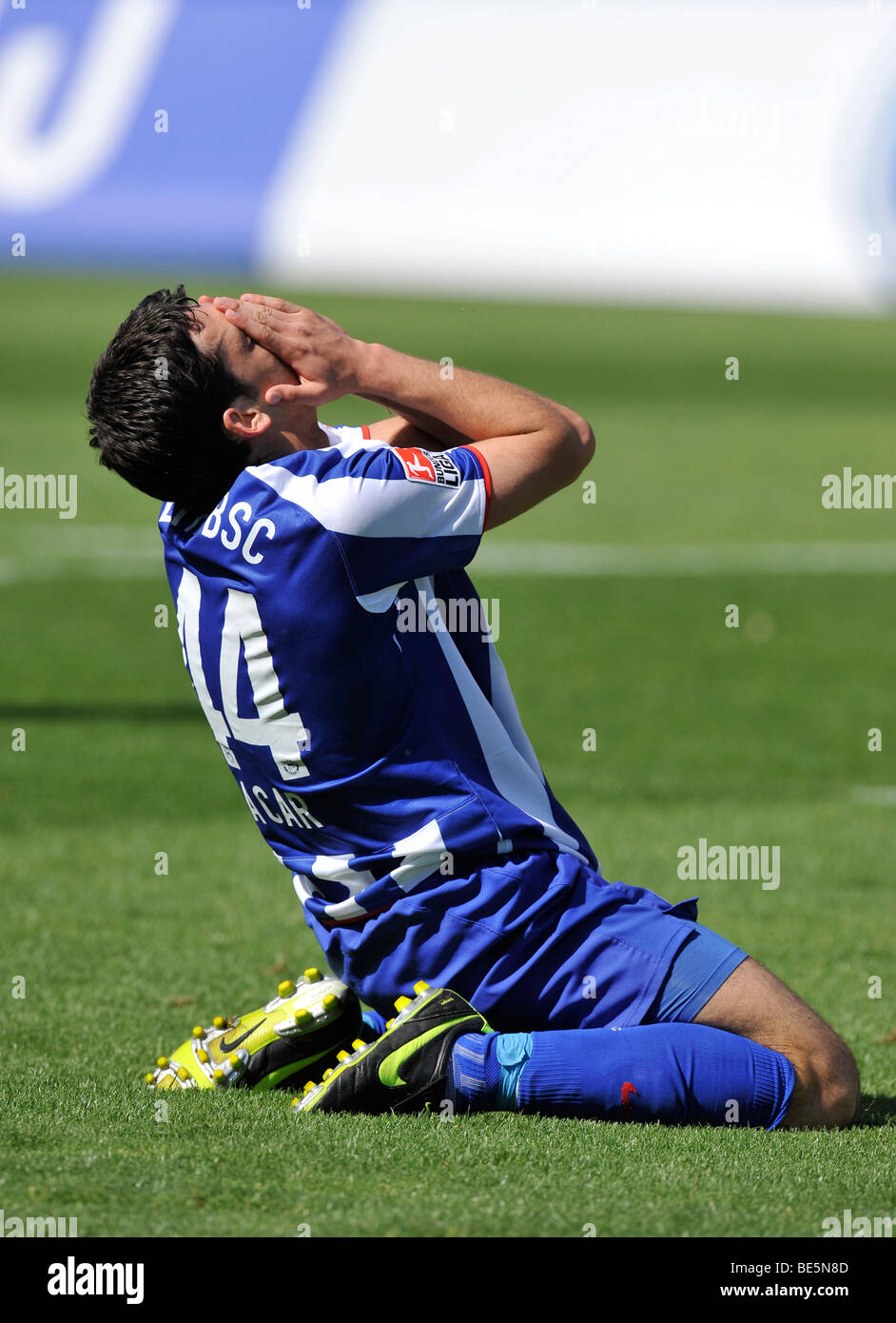 Disappointed Gojko Kacar, Hertha BSC Berlin Stock Photo