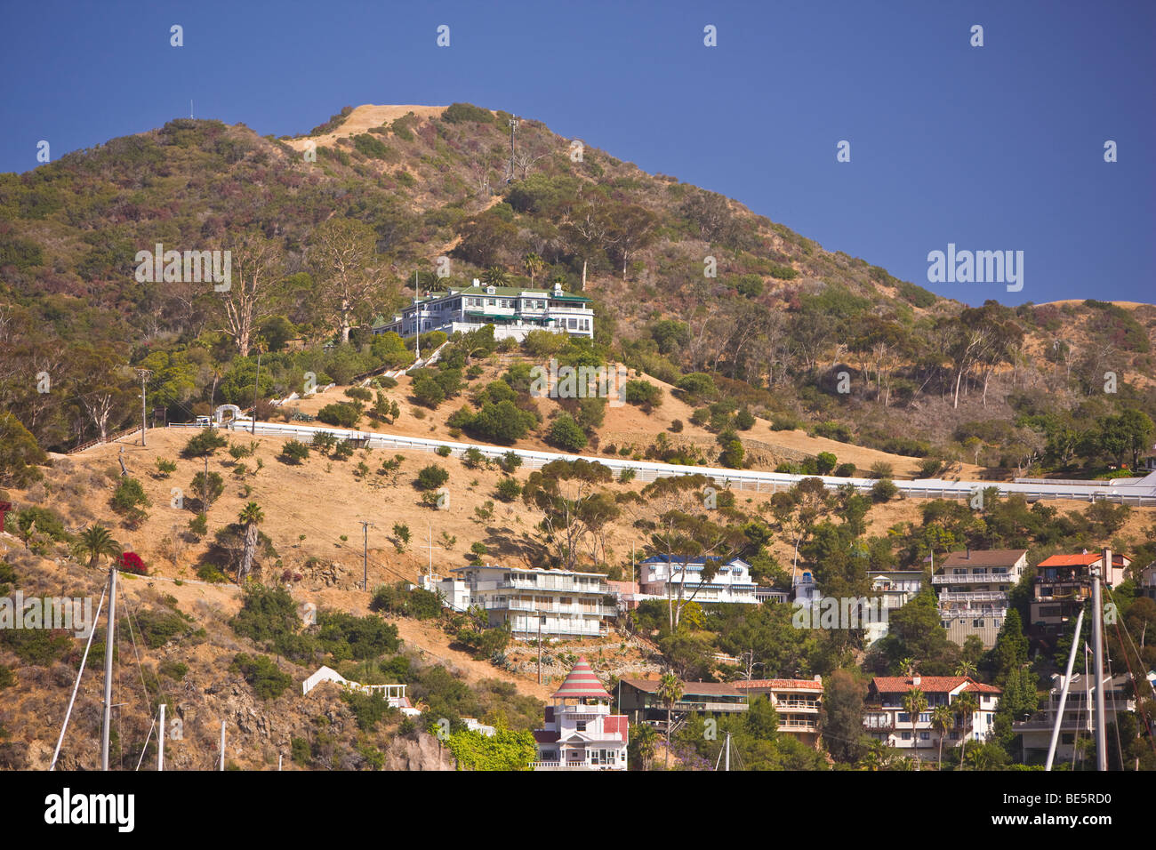 AVALON, CA, USA - Wrigley mansion, Santa Catalina Island Stock Photo